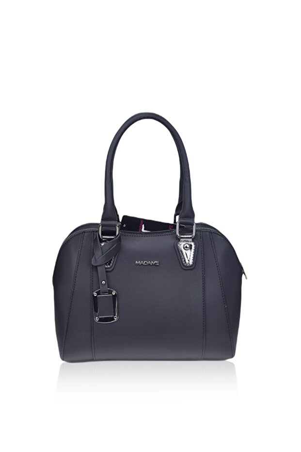 Black Double Zipper Handbag