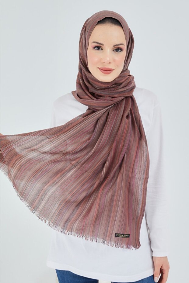 Self Patterned Shawl - 3