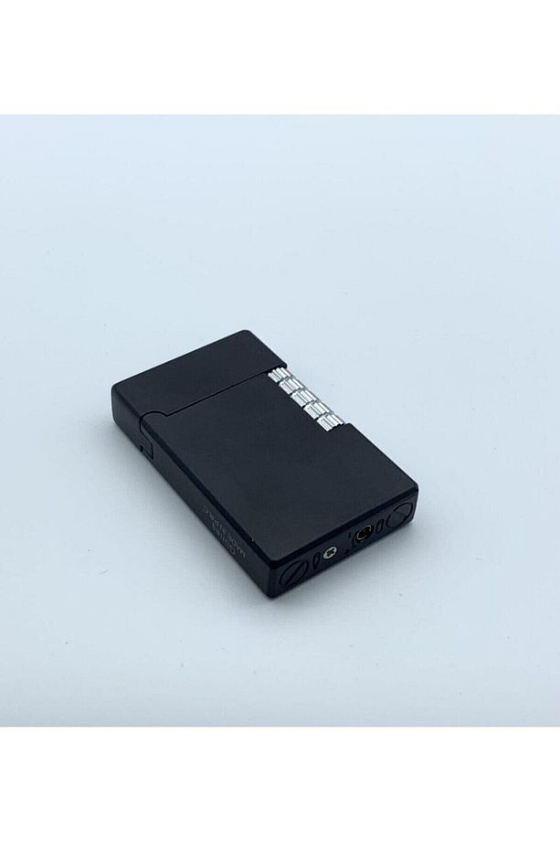 Dupont Tarzı Siyah Gazlı Metal Çakmak - 1