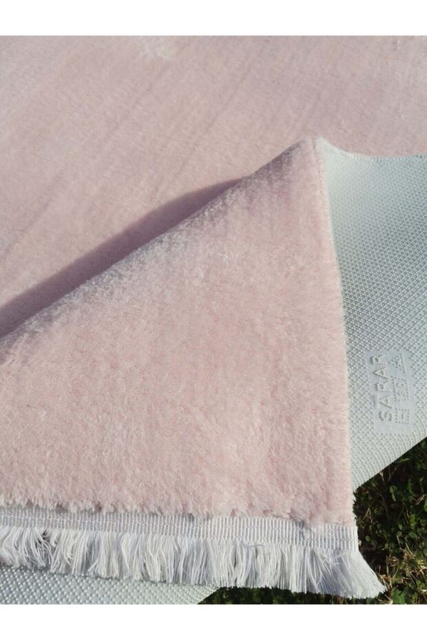 Post Peluş Halı Pudra - 1