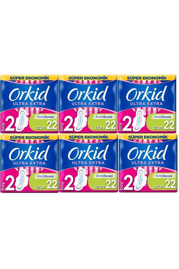 Ultra Hijyenik Ped 2 Numara Uzun 22'li 6 Adet - 1