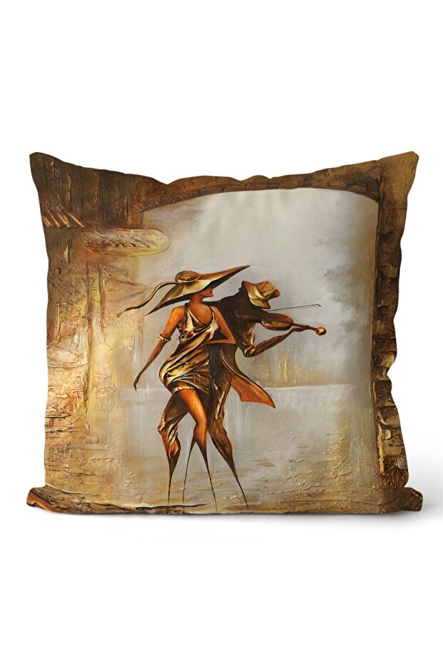 Double Sided Throw Pillow Cover Code: Kir3786 - 1