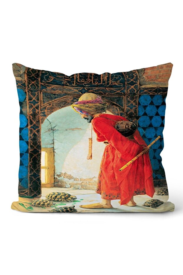 Double Sided Throw Pillow Cover Code: Kir3580 - 1