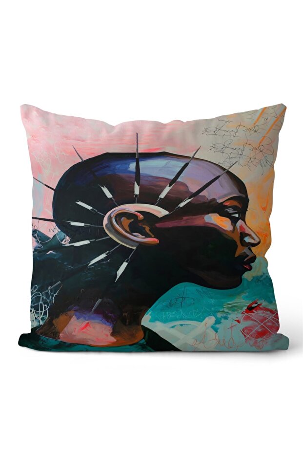 Double Sided Throw Pillow Cover Code: Kir3669 - 1