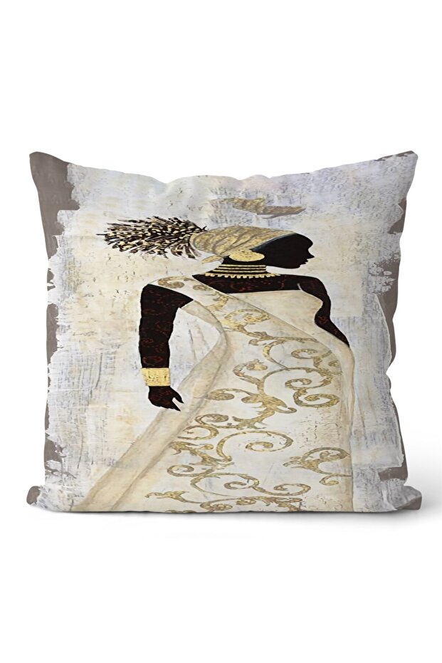 Double Sided Throw Pillow Cover Code: Kir3537 - 1