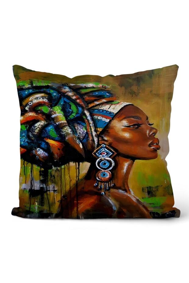 Double Sided Throw Pillow Cover Code: Kir3792 - 1