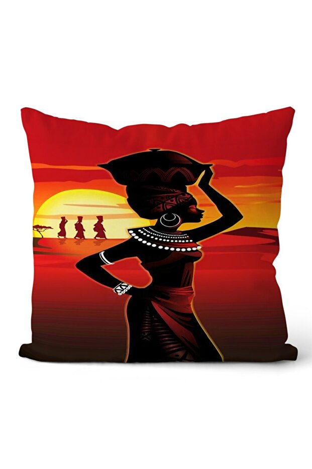 Double Sided Throw Pillow Cover Code: Kir3705 - 1