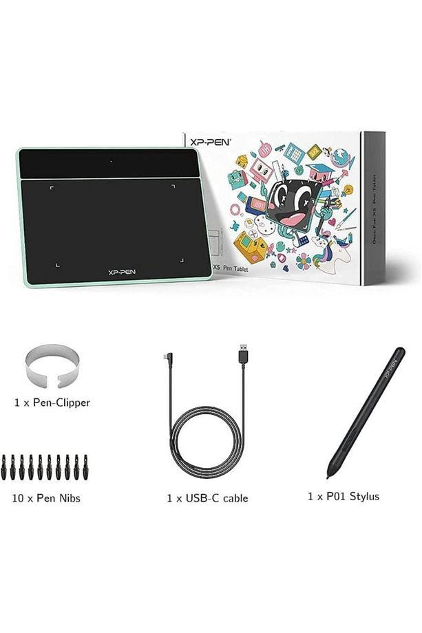 Deco Fun Xs Yeşil Grafik Tablet Android Mac Linux Windows Chrome Os - 6