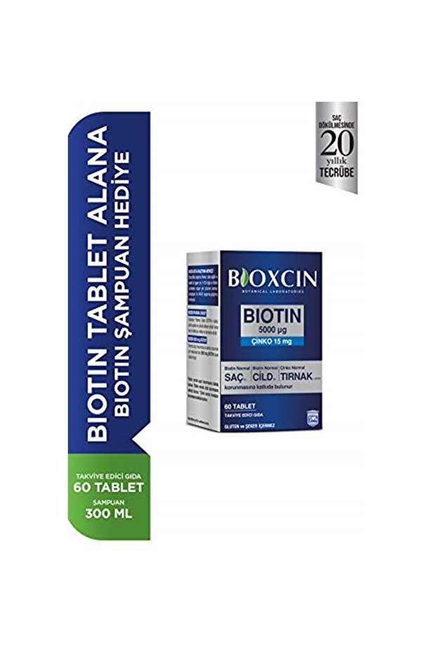 Bıotın 5000mcg 60tb+ Şampuan - 4