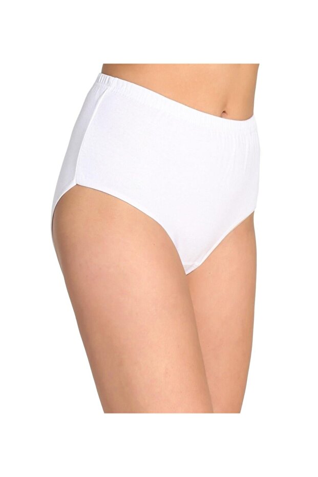 Women's 6-Piece Ribbed Cotton Large Size Elastic Bato