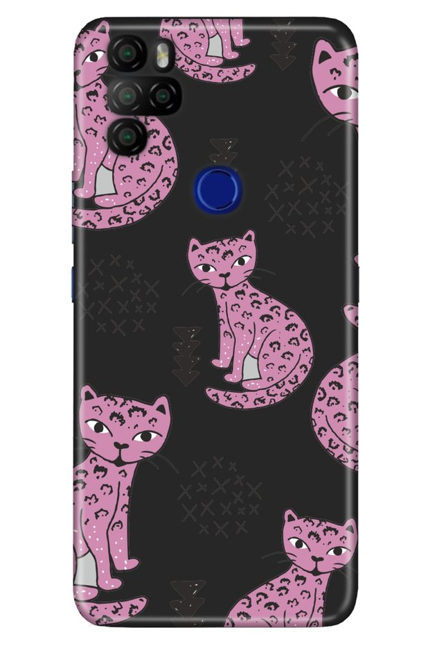 X300 X500 Compatible Case Tioserisi Illustrated Silicone Pink Cat