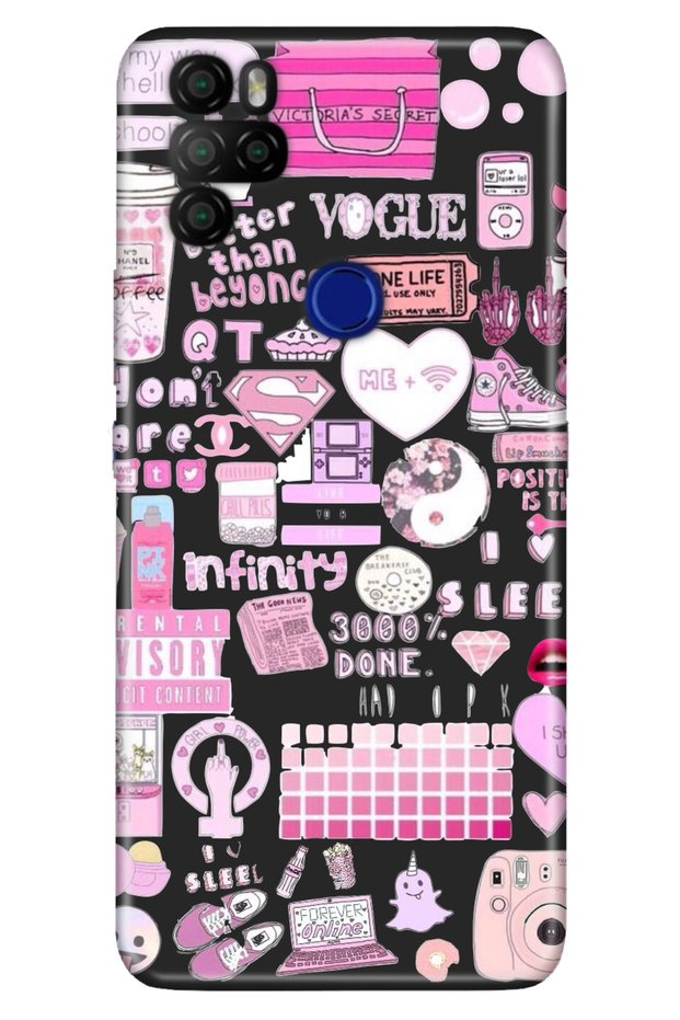 X300 X500 Compatible Case Tioserie Illustrated Silicone Pinkology