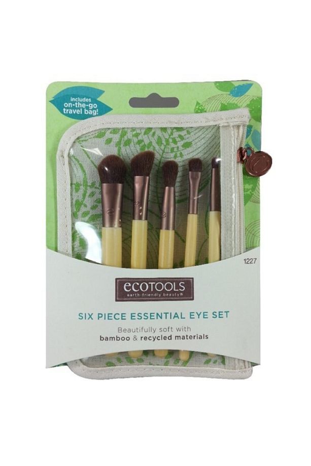 Taklon Kıl Ve Bamboo Doğal Makyaj Fırça Seti - 1