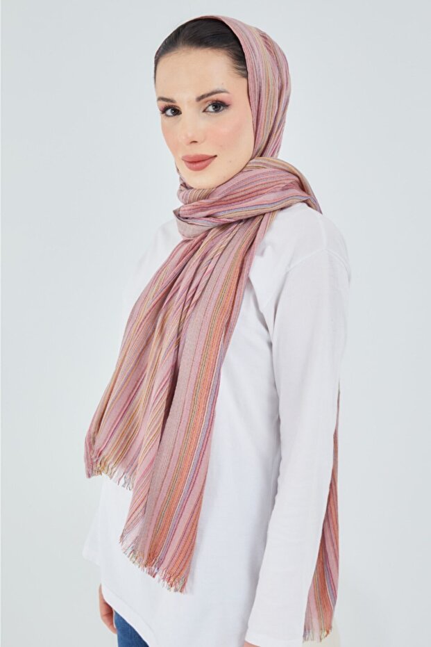 Self Patterned Shawl - 3