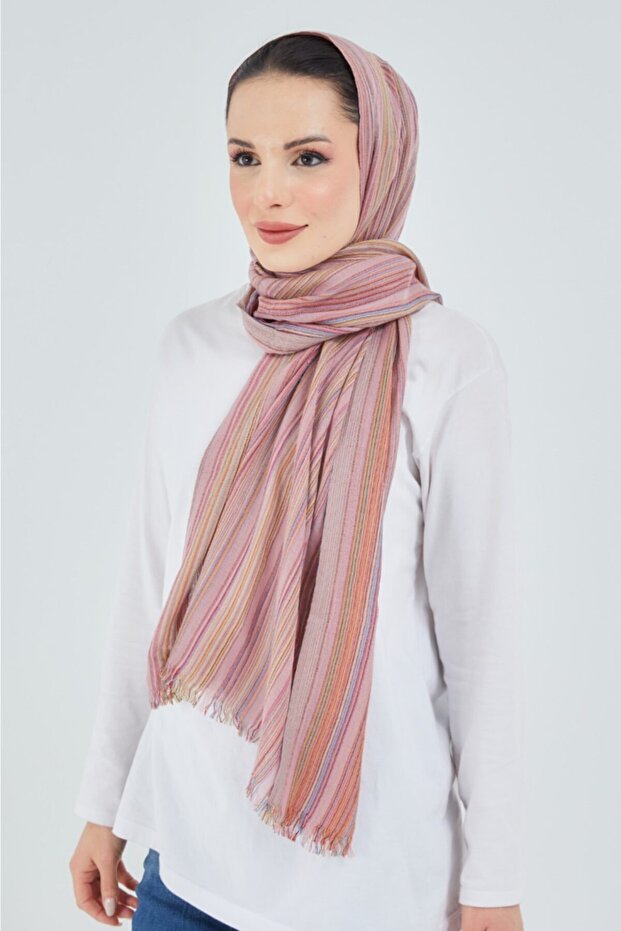 Self Patterned Shawl - 4