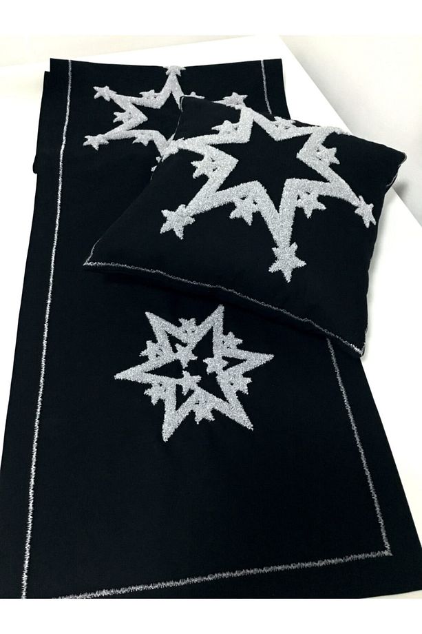 Starry Punch Runner Ve Kırlent Set - 6