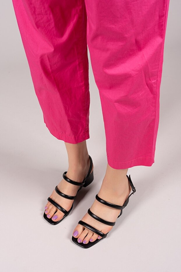 Black Women's Sandals00123011