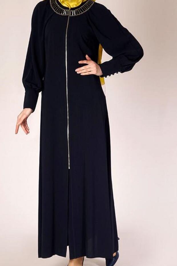 Women's Navy Blue Abaya