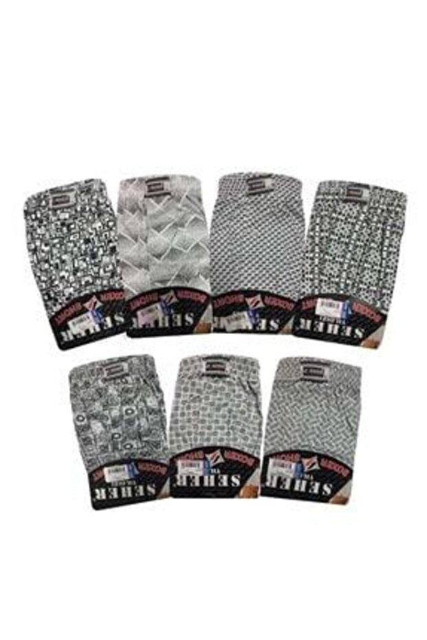 بوكسر قطن ممشط منقوش 10 قطع - 1