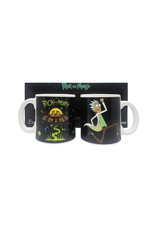 Rick And Morty Espresso Set 02 Orijinal Lisanslı Fincan Takımı - 1