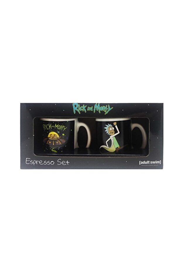 Rick And Morty Espresso Set 02 Orijinal Lisanslı Fincan Takımı - 2