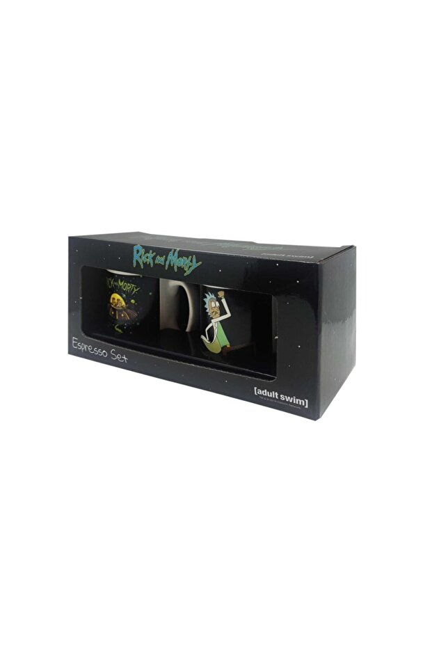 Rick And Morty Espresso Set 02 Orijinal Lisanslı Fincan Takımı - 3