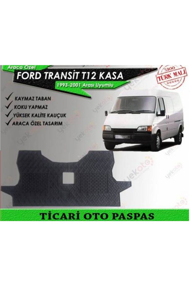 Ford Transit T12 Minibüs Ve Panelvan Kauçuk Rulo Paspas Ön 95-99 - 4