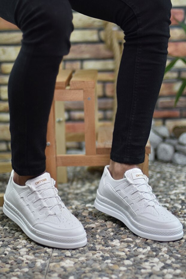Beyaz Erkek Sneaker - 2
