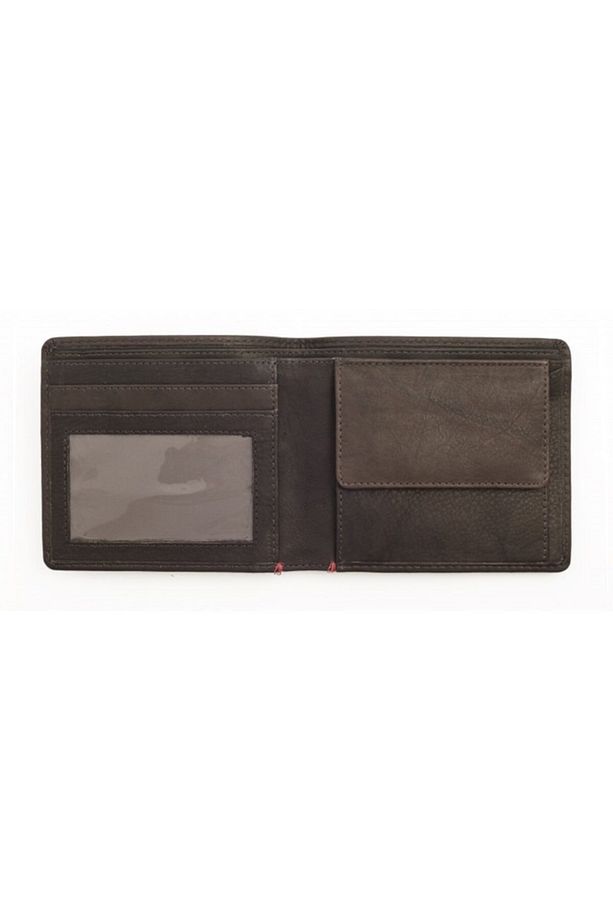 Leather Bi-fold Wallet (with Coins) 2005118 - 3
