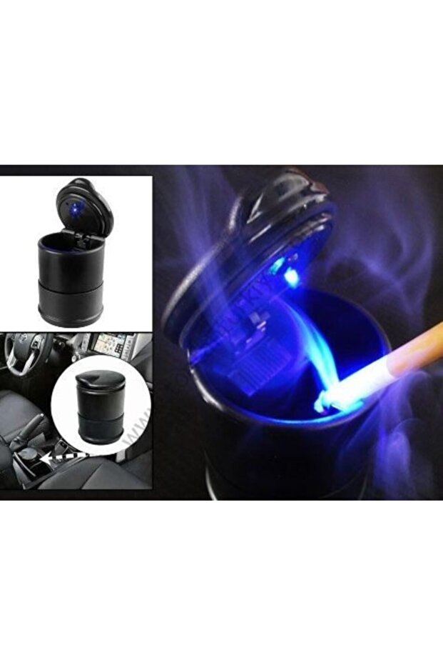 Car Ashtray with Lighted Cover