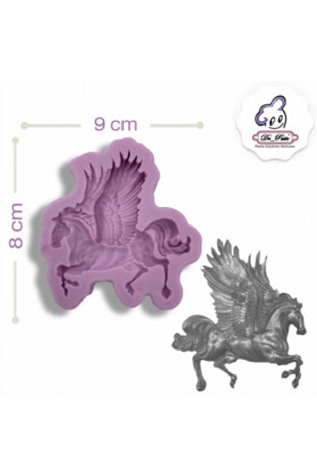 Silikon Kalıp Kanatlı At - 1