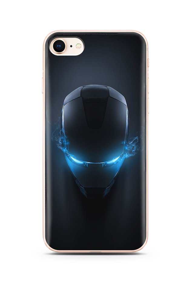 Iphone 8 Iron Man Design Silicone Phone Case