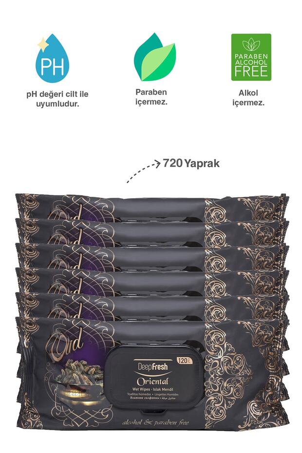 Oriental Islak Mendil Oud 6 x 120 Yaprak - 3