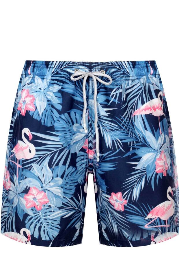 Men's Navy Blue Swim Shorts