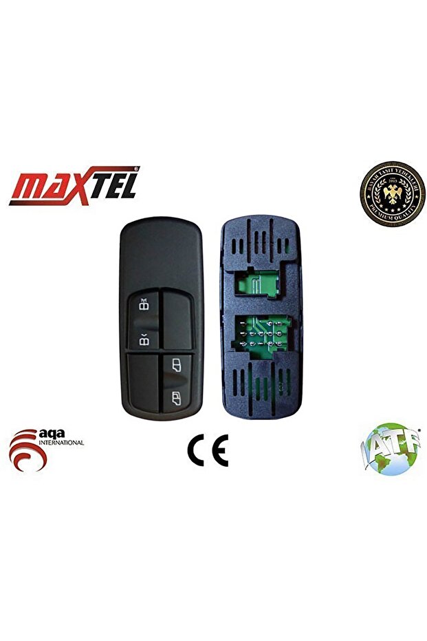 Glass Lift Switch Mercedes Axor Right 13 Pin0015452013 -18208103 Compatible
