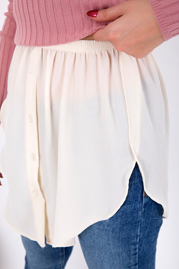 Pes Ipek Krep Etek - 3