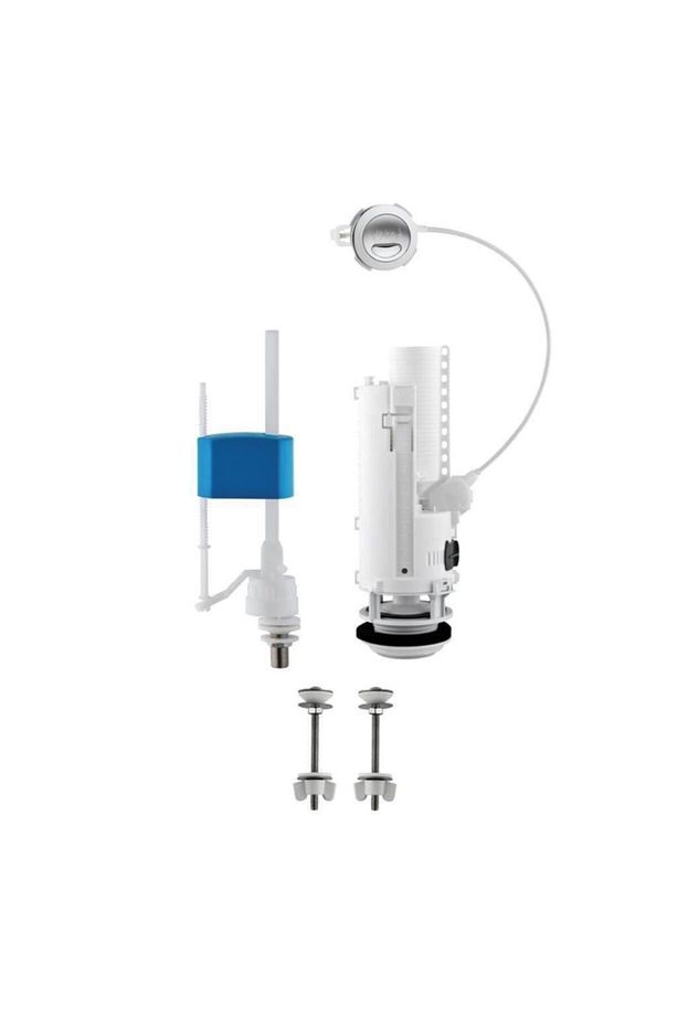 Integra Kanalsız Rimex Klozet+ Duroplas Yavaş Kapak Basmalı İç Takım - 6