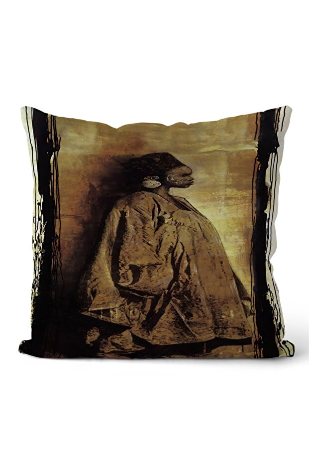 Double Sided Throw Pillow Cover Code: Kir3761 - 1