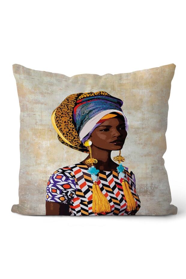 Double Sided Throw Pillow Cover Code: Kir3569 - 1