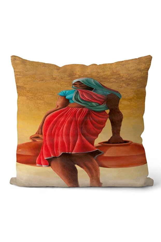 Double Sided Throw Pillow Cover Code: Kir3713 - 1