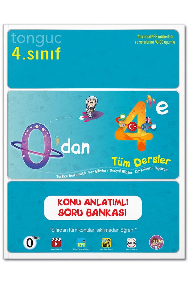 Tonguç 0 Dan 4 E Konu Anlatımlı Soru Bankası - 1