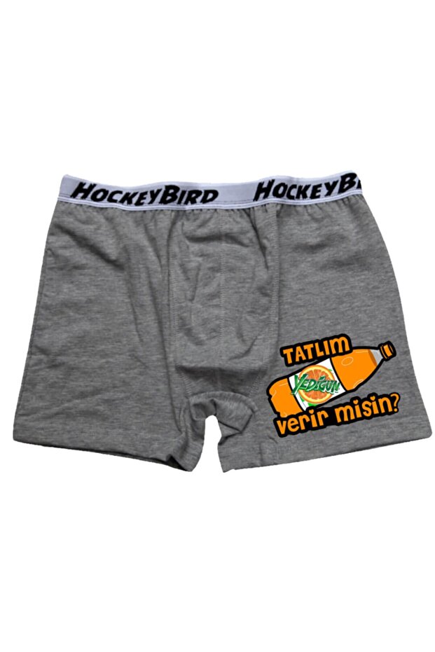 Ανδρικό Funny Grey Boxer - 1