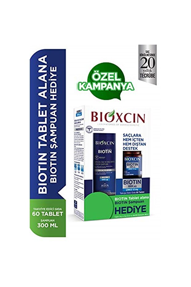 Bıotın 5000mcg 60tb+ Şampuan - 1