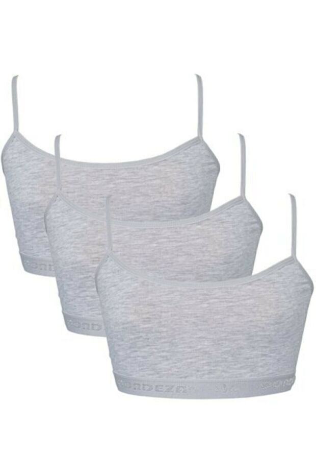 Pack of 3 Children's Gray Dondeza Training Bra
