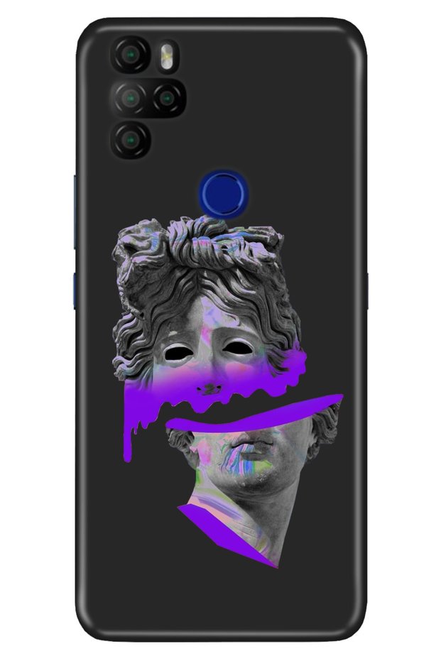 X300 X500 Compatible Case Tioserisi Illustrated Silicone Purple Sculpture