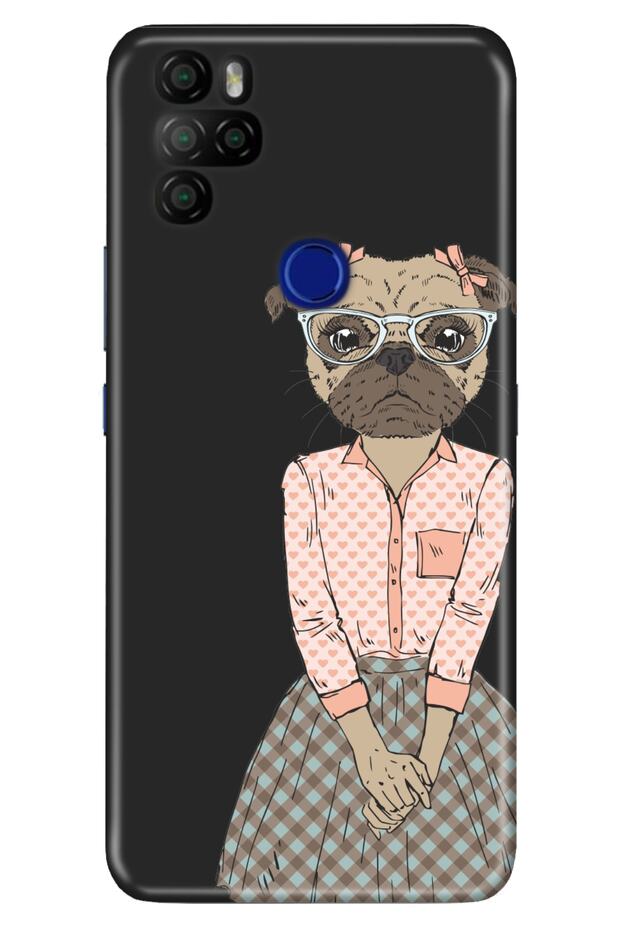 X300 X500 Compatible Case Tioserisi Illustrated Silicone Miss.Pug