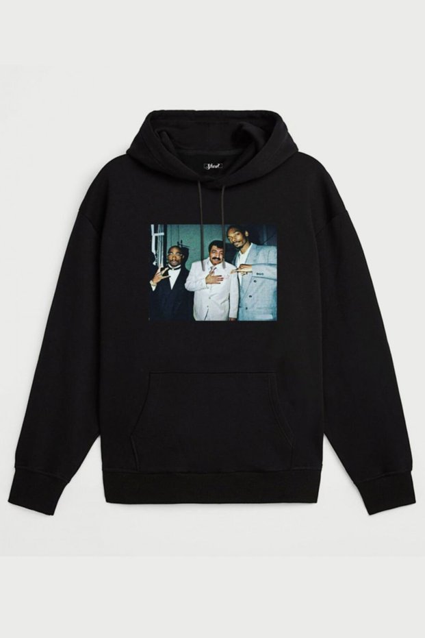 Oversize Müslüm Gürses,tupac,snoop Dogg Unisex Hoodie