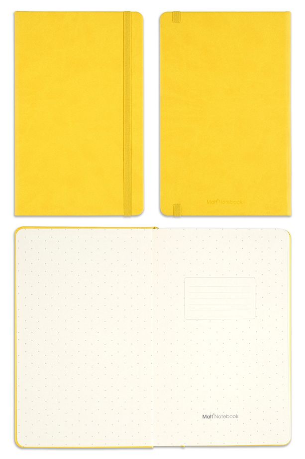 13x21 Lastikli Defter Çizgili Sarı - 5