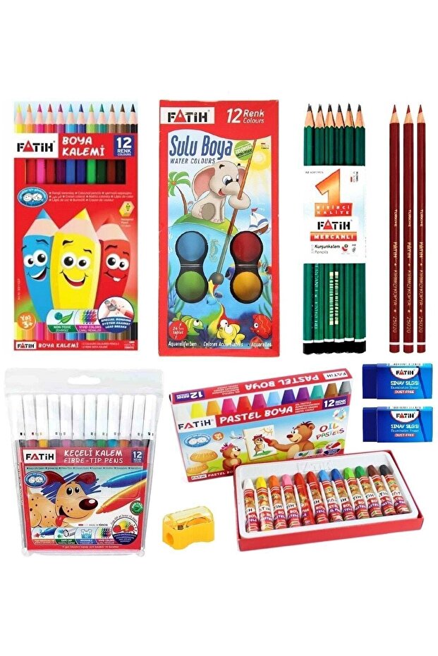 School Stationery Set 66 Pieces