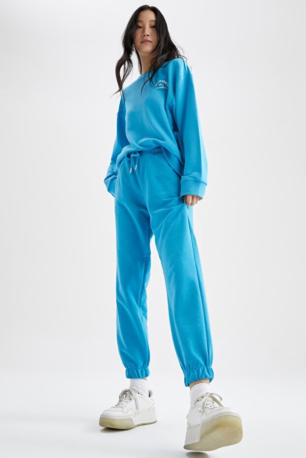 Regular Fit Bisiklet Yaka Sweatshirt - 4